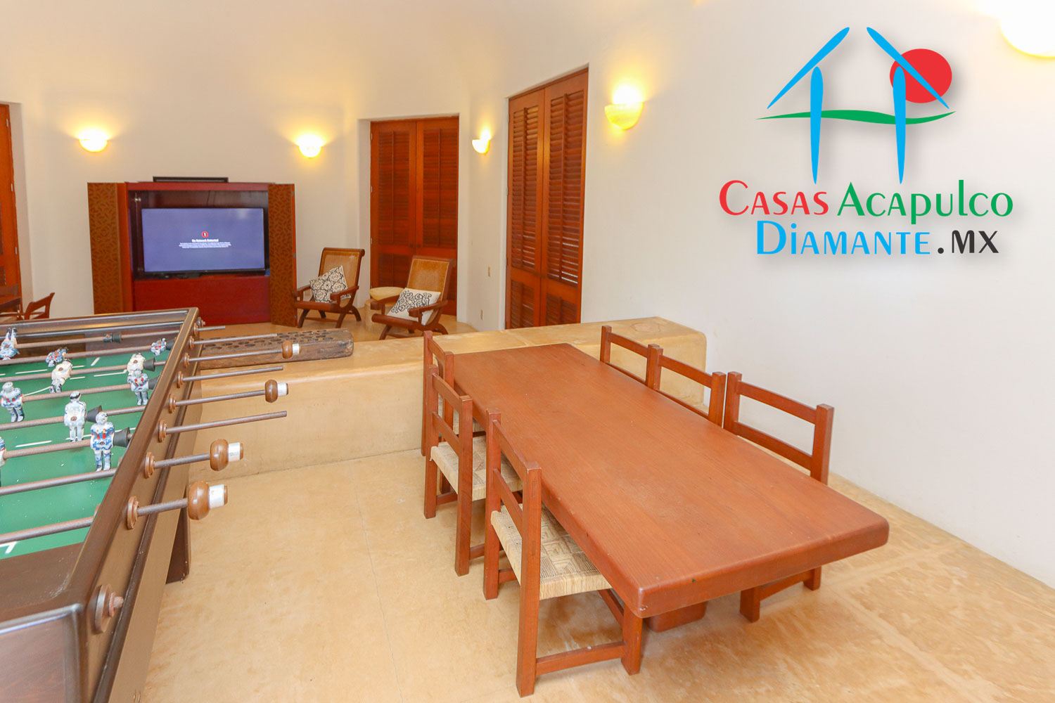 Tres Vidas Casa Mía - Sala de televisión y juegos 4